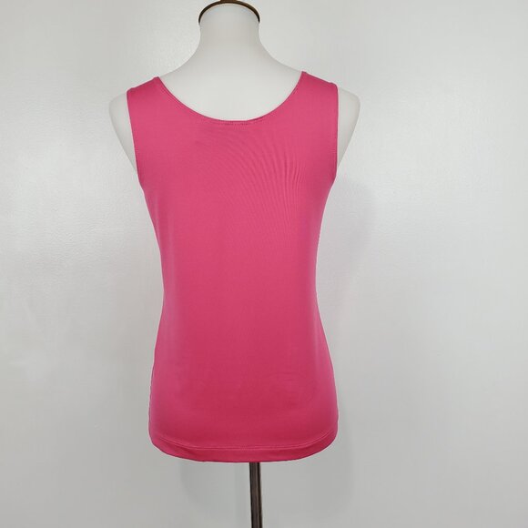 Chico's Pink Stretchy Tank Top Chico's Size 0, US S/4 - Picture 6 of 10